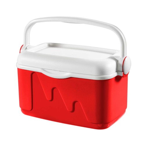 CURVER Nevera Rígida Portátil 10L Roja con tapa con asa integrada. Medidas: 42 x 26 x 23 cm. Nevera portátil rígida y ergonómica. Ideal para transportar debido a su asa incorporada. Ideal para camping, piscina y playa.