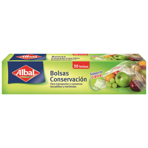 Bolsas de conservación de alimentos ALBAL 30 uds.