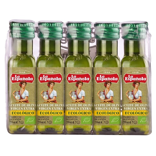 COOSUR Aceite de oliva virgen extra bio 5 uds x 20 ml.