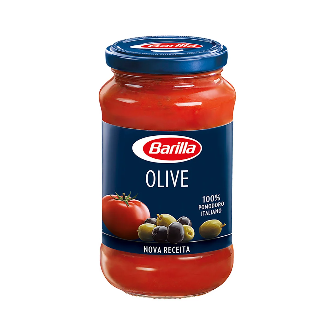 Salsa Olive con base de tomate y aceitunas sin gluten 400 g.