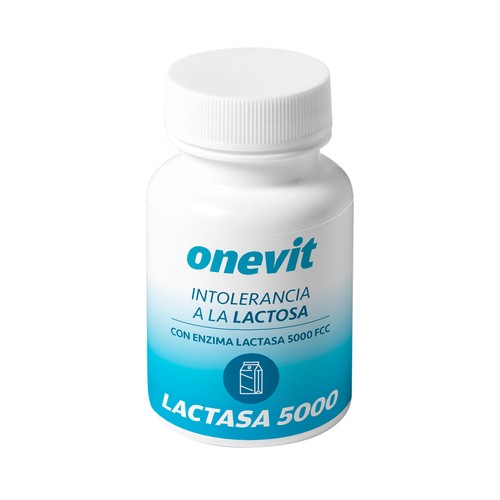 OVENIT Enzima lactasa 5000 para intolerantes a la lactosa 45 uds.