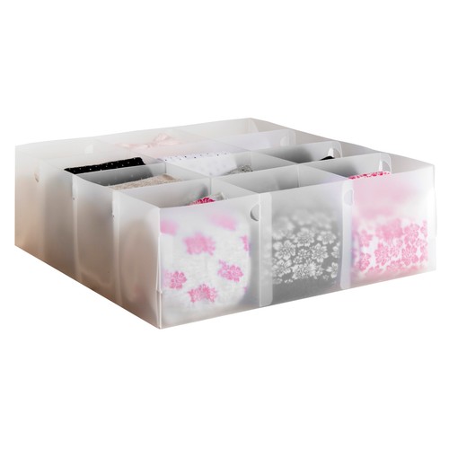 Organizador para cajón con 12 huecos, 30,5x30,5cm. CIE RICH.