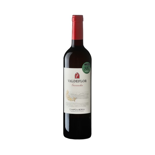 VALDEFLOR  Vino tinto con D.O. Campo de Borja VALDEFLOR botella de 75 cl.