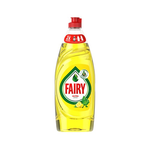 FAIRY Lavavajillas para lavar a mano de limón FAIRY 615 ml.