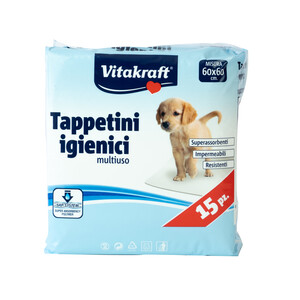VITAKRAFT Empapadores perros-gatos VITAKRAFT 60 X 60 cm 15 uds.