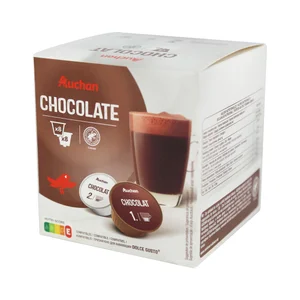 PRODUCTO ALCAMPO Cápsulas de chocolate PRODUCTO ALCAMPO 16 uds. 256 g.