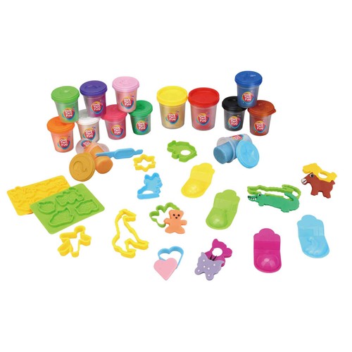 Mi Gran Cubo De Pasta DOH. Kit de plastilina para jugar haciendo formas divertidas. ONE TWO FUN ALCAMPO