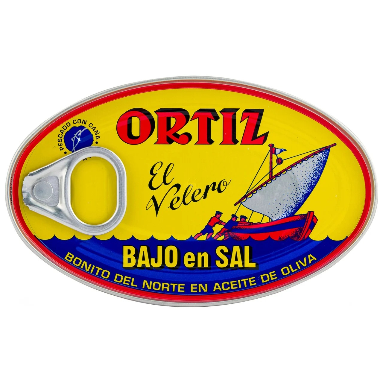 Bonito del norte en aceite de oliva con contenido reducido en sal 82 g.