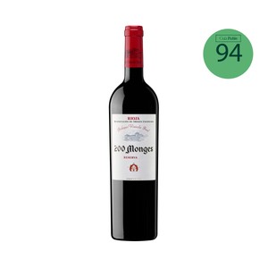 200 MONGES Vino tinto reserva con D.O. Ca. Rioja botella de 75 cl.