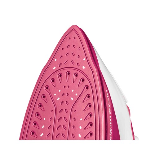 Plancha de vapor RUSSELL HOBBS Light & Easy 26480-56, suela cerámica, potencia 2400W.