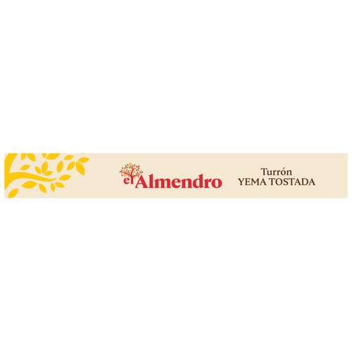 Turrón de yema tostada EL ALMENDRO 300 g.