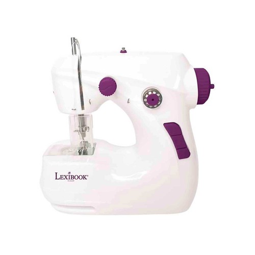 Taller De Costura Con Máquina De Coser Iluminada + Accesorios LEXIBOOK