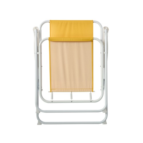Silla de acero  color amarillo, GARDENSTAR