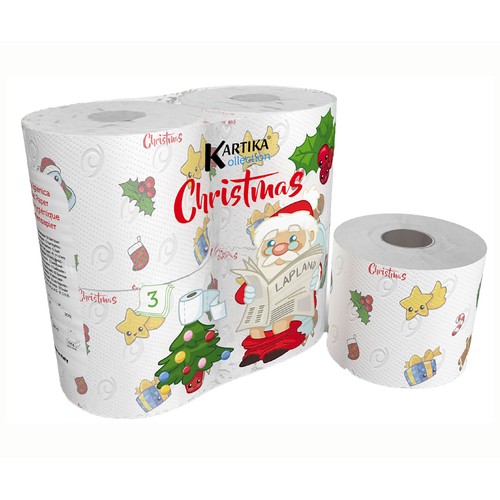KARTIKA Papel higiénico 3c kartika christmas 4udc