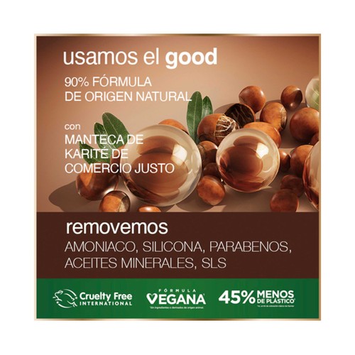 GARNIER Good tono 5.2 Castaño golden Coloración permanente sin amoniaco.
