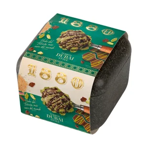 1880 Tarrina de helado de turrón estilo Dubái (chocolate con pistacho) 430 ml.