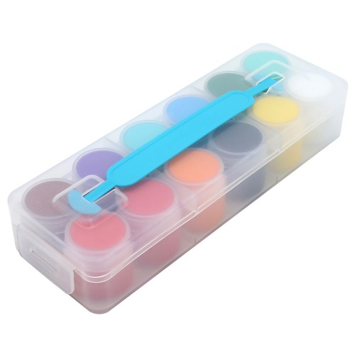 Set 12 botes témpera 20 ml con pincel. ALCAMPO