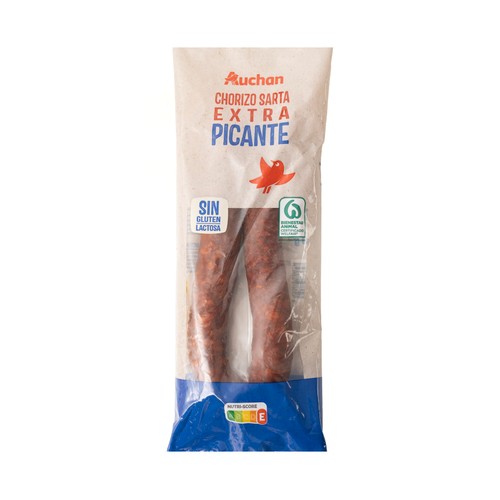 Sarta de chorizo picante de categoria extra PRODUCTO ALCAMPO 280 g.