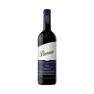BERONIA Vino tinto reserva con D.O. Ca. Rioja botella de 75 cl.