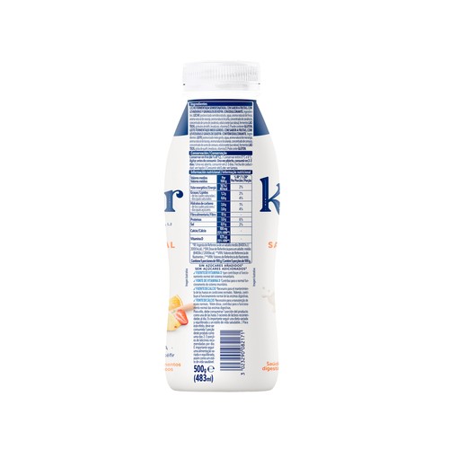 NESTLÉ Kéfir líquido para beber con sabor tropical 491 ml.
