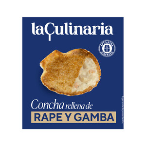 Imagen de LA CULINARIA Vieira rellena de rape y gambas 90 g.