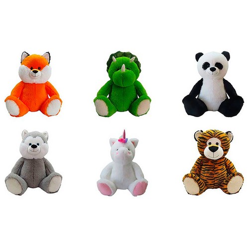 Peluches Animales Sentados 40 Cm Surtidos ONE TWO FUN ALCAMPO