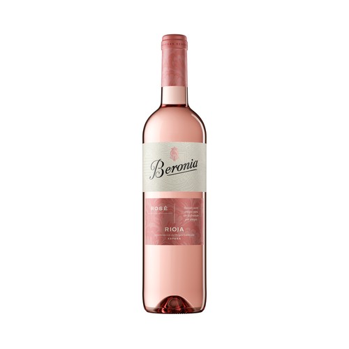BERONIA Vino rosado con D.O. Ca. Rioja botella de 75 cl.