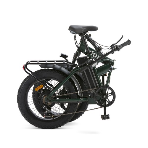 Bicicleta eléctrica plegable NILOX X8 Pro, color verde, 250W, ruedas 20", autonomía 70Km.