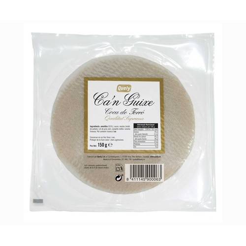 QUELY Coca de turrón 150 g.