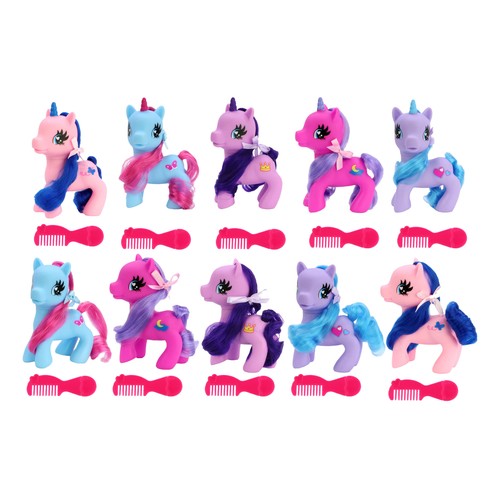 Mini unicornio o pony con peine incluido, ONE TWO FUN ALCAMPO.