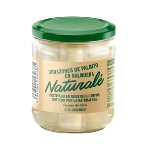 NATURALE Corazones de palmito en salmuera 5/12 uds  -  250g.