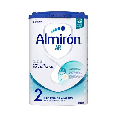 ALMIRÓN AR Leche (2) de continuación antiregurgitación a partir de 6 meses 800 g.