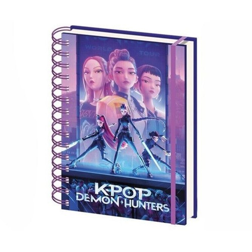 K-POP Cuaderno A5 Wire-O,  Demon Hunters. PYRAMID POSTERS.