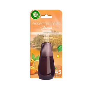 AIR WICK Ambientador difusor de aceites esenciales Explosión Cítrica- Recambio AIR WICK ESSENTIAL MIST 20 ml.