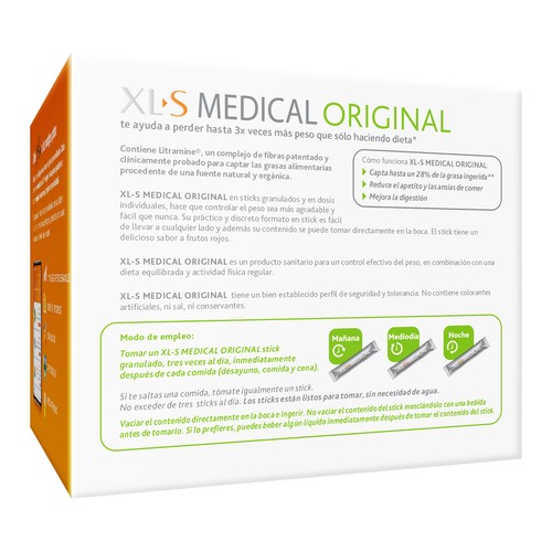 XLS MEDICAL Complemento alimenticio para el tratamiento y control general del exceso de peso 90 sticks.
