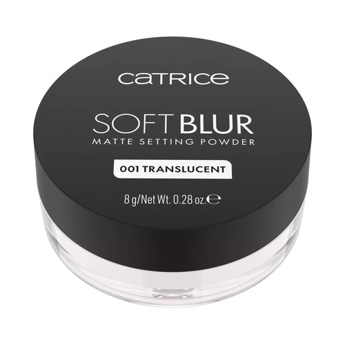 CATRICE Matte soft blur tono 001 Translucent, translucido Polvo fijador efecto difuminado suave.