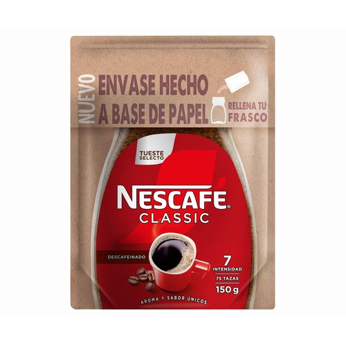 NESCAFÉ Café soluble descafeinado 150 g.