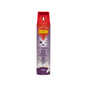 ORION Insecticida aerosol floral, mata y protege ORION 600 ml.