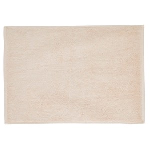 Imagen de Alfombra de baño rizo beige, 600g/m² de densidad, 40x60 cm. ESSENTIAL.