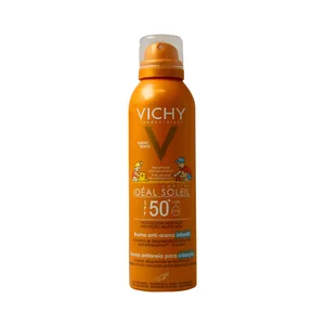 VICHY Protector solar especial niños, con acción anti-arena y factor de protección 50+ (muy alta) VICHY Idéal soleil 300 ml.