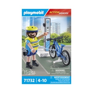 Imagen de PLAYMOBIL 71732, Patrulla en Bicicleta 15 Piezas +4 Años