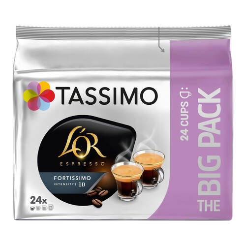 TASSIMO L'OR Espresso Fortíssimo Café en cápsulas I10, 24 uds.
