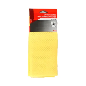 Gamuza sintética de 50x40cm, amarilla, PRODUCTO ALCAMPO.