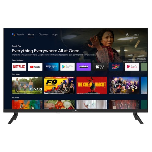 TV 81,2cm (32") LED SMART TECH 32HA29V1 GOOGLE TV 12V.