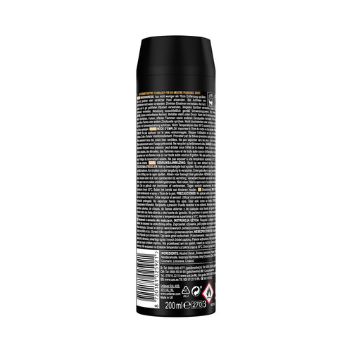 AXE Desodorante en spray para hombre con protección anti transpirante hasta 48 horas AXE Dark temptation XL 200 ml.