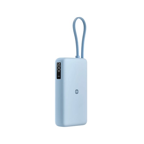 Batería externa XIAOMI 67W Power Bank 20000mAh integrated, cable blue
