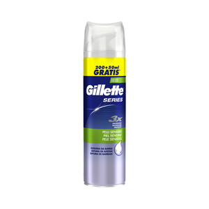 Imagen de GILLETTE Espuma de afeitar para pieles sensibles GILLETE Series 200 ml.