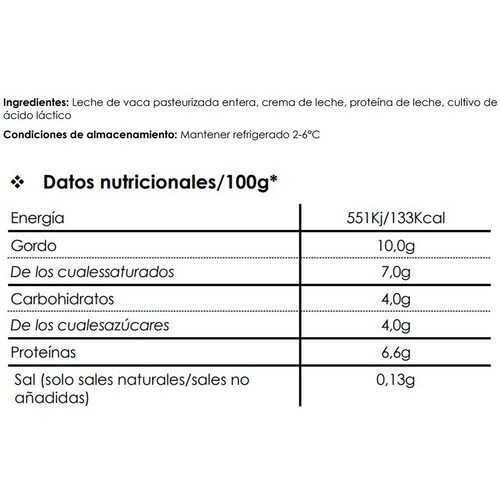 KOUKAKIS Yogur griego natural (10% materia grasa) 1 kg.