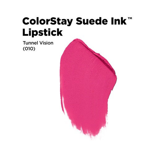 REVLON Colorstay suede ink tono 010  Barra de labios de larga duración con acabado mate.