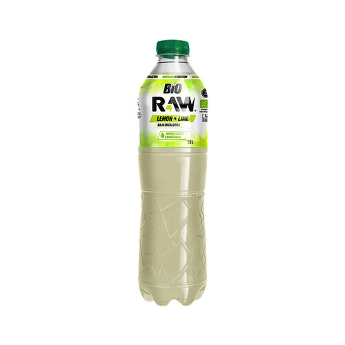 Bebida isotónica de lima-limón Bio RAW 1,5 l.